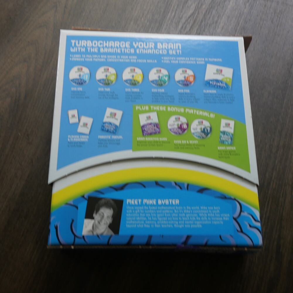 NEW Brainetics Breakthrough Math & Memory Educational Program System 7 DVDs - Picture 3 of 14